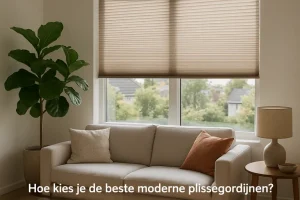 Hoe kies je de beste moderne plisségordijnen?